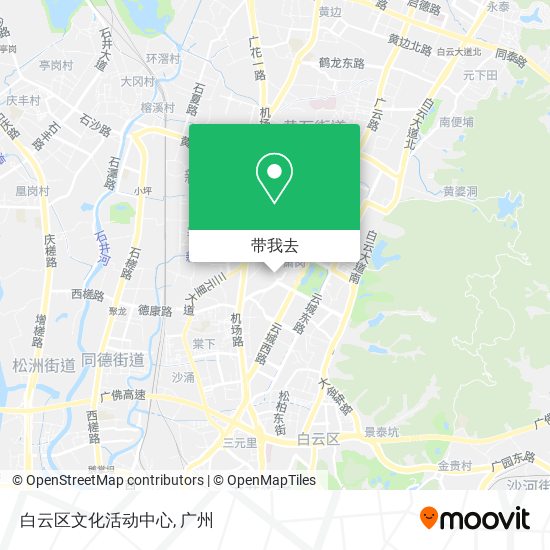 白云区文化活动中心地图