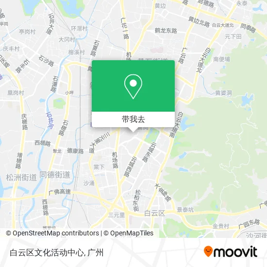 白云区文化活动中心地图