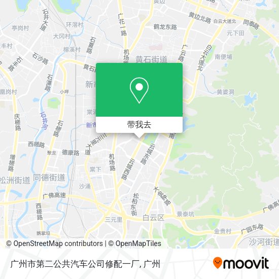 广州市第二公共汽车公司修配一厂地图