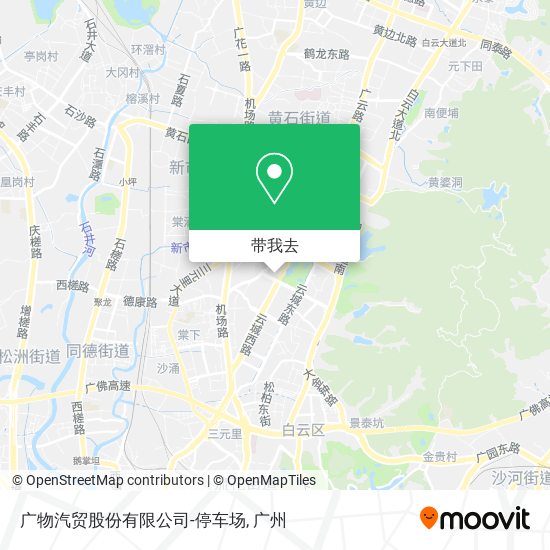 广物汽贸股份有限公司-停车场地图