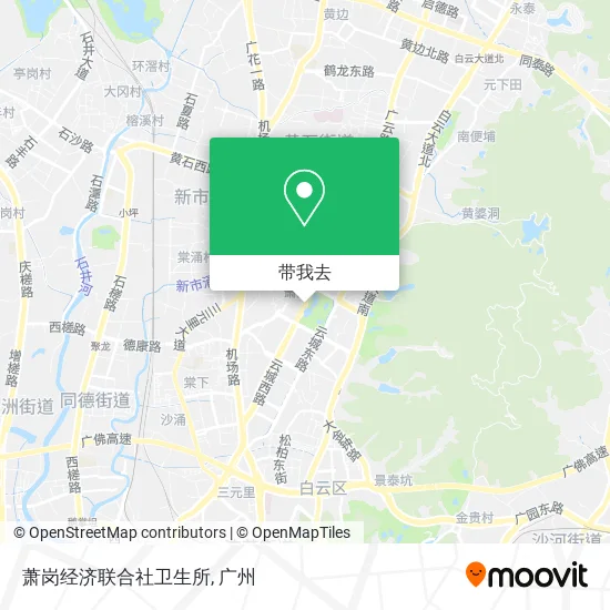 萧岗经济联合社卫生所地图