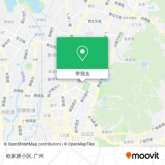 欧家溏小区地图