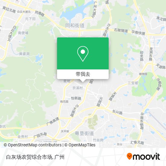 白灰场农贸综合市场地图