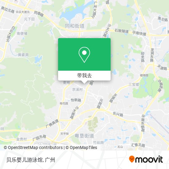 贝乐婴儿游泳馆地图