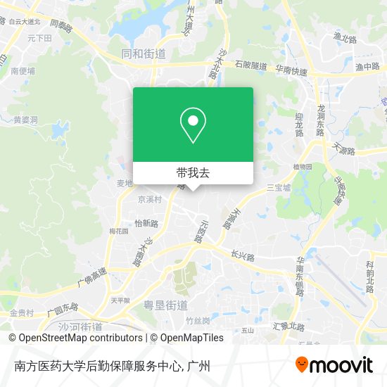 南方医药大学后勤保障服务中心地图