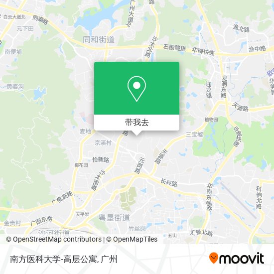 南方医科大学-高层公寓地图