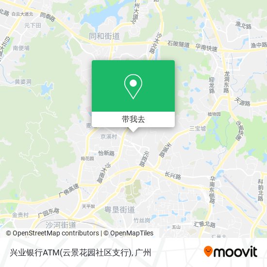 兴业银行ATM(云景花园社区支行)地图
