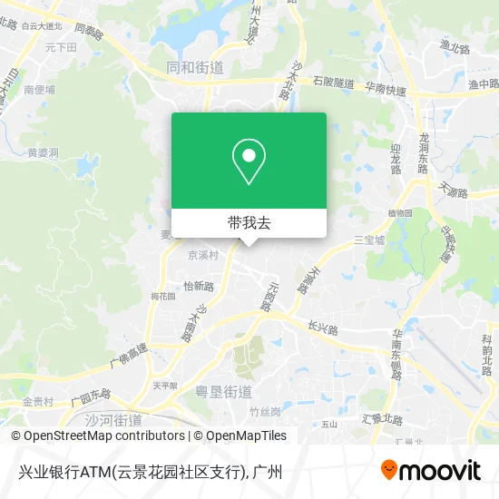 兴业银行ATM(云景花园社区支行)地图