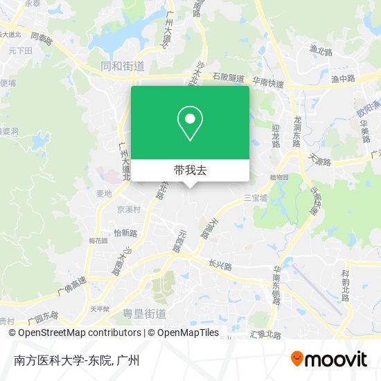 南方医科大学-东院地图