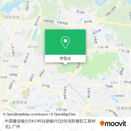 中国建设银行24小时自助银行(沙河兆联教职工新村北)地图