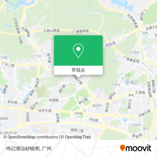 鸿记潮汕砂锅粥地图