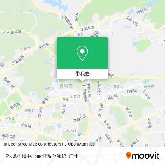 科城君越中心●恒温游泳馆地图