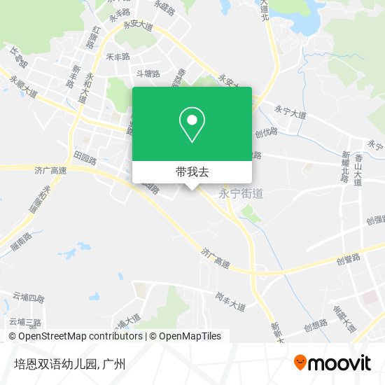 培恩双语幼儿园地图