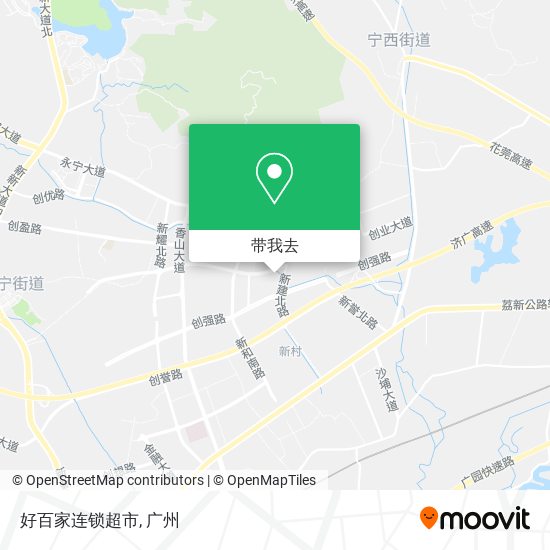 好百家连锁超市地图