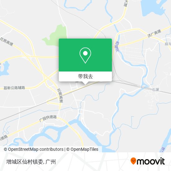 增城区仙村镇委地图