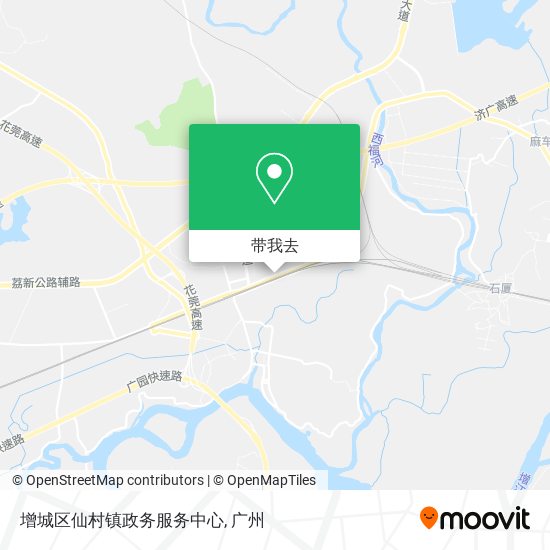 增城区仙村镇政务服务中心地图
