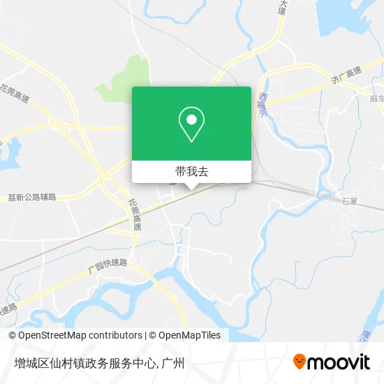 增城区仙村镇政务服务中心地图