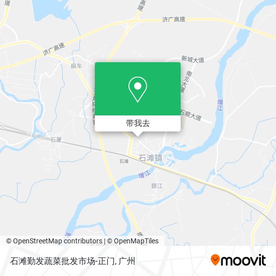 石滩勤发蔬菜批发市场-正门地图