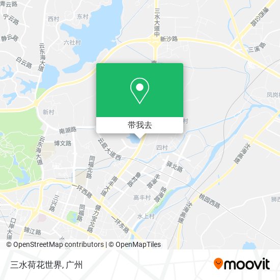 三水荷花世界地图