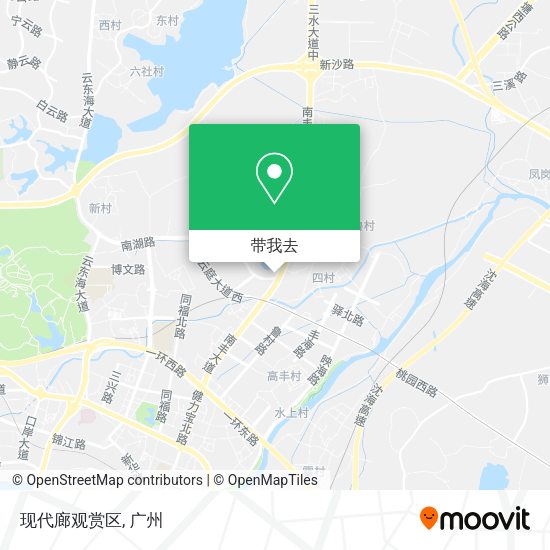 现代廊观赏区地图