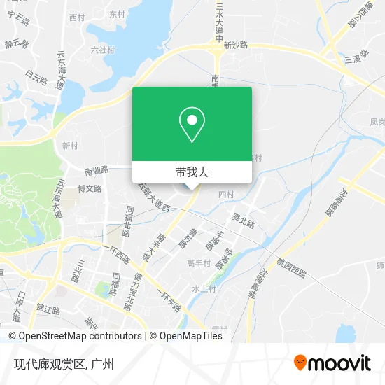 现代廊观赏区地图