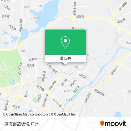 真有面蒸饭馆地图