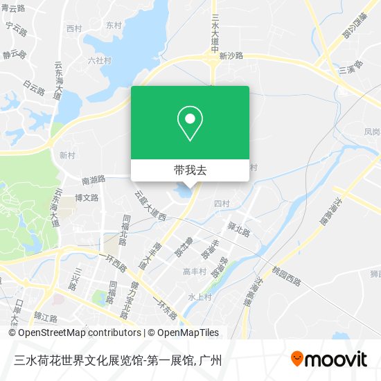 三水荷花世界文化展览馆-第一展馆地图