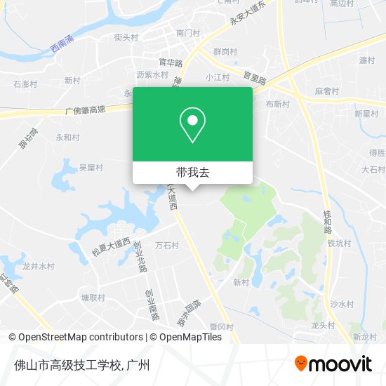 佛山市高级技工学校地图