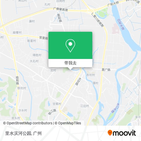 里水滨河公园地图