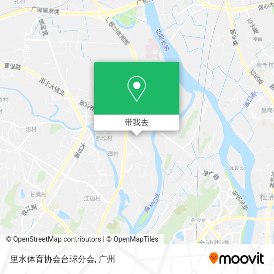 里水体育协会台球分会地图