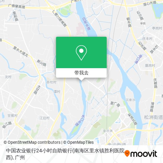 中国农业银行24小时自助银行(南海区里水镇胜利医院西)地图