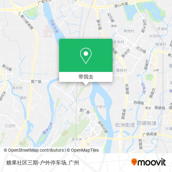 糖果社区三期-户外停车场地图