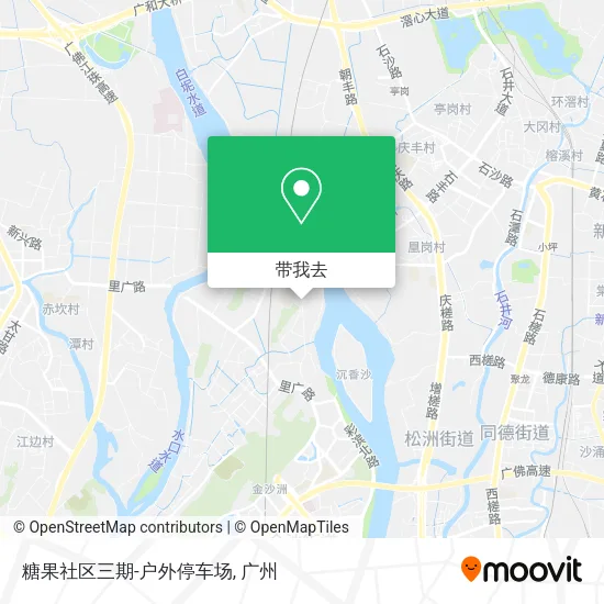 糖果社区三期-户外停车场地图