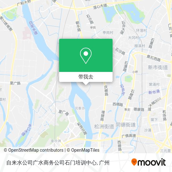 自来水公司广水商务公司石门培训中心地图
