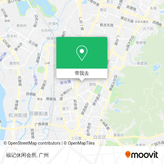 福记休闲会所地图