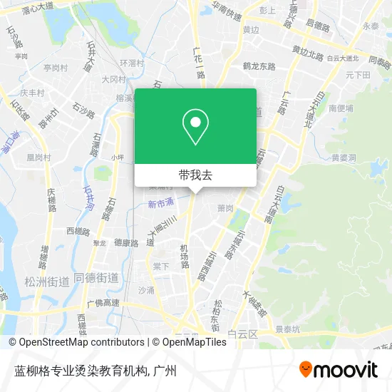 蓝柳格专业烫染教育机构地图
