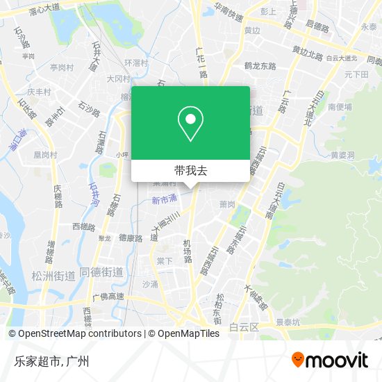 乐家超市地图