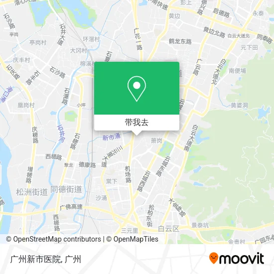 广州新市医院地图