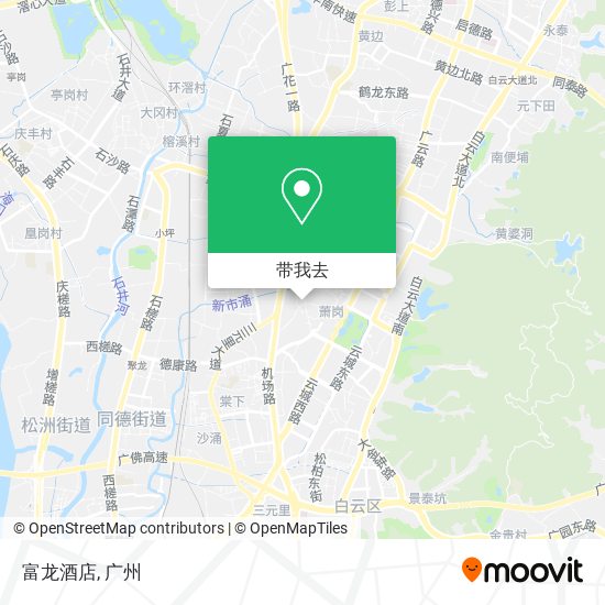 富龙酒店地图