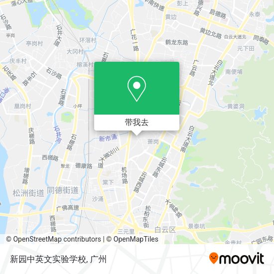 新园中英文实验学校地图