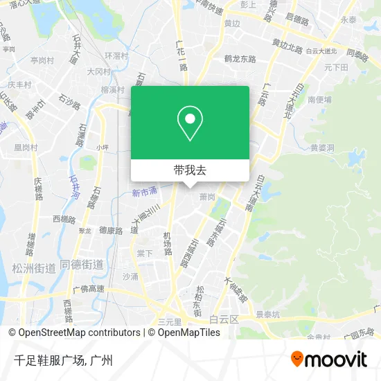 千足鞋服广场地图