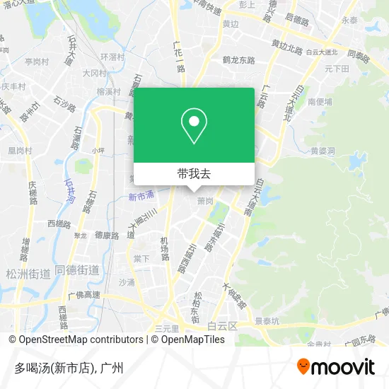 多喝汤(新市店)地图