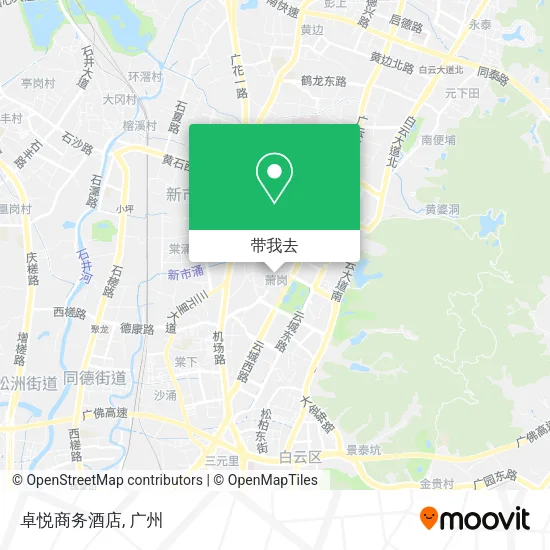 卓悦商务酒店地图