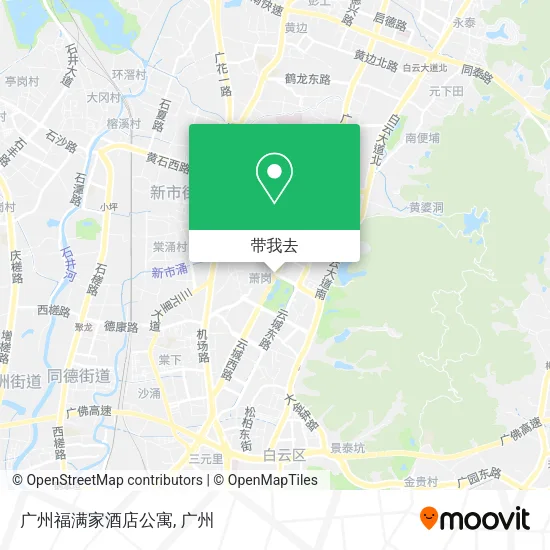 广州福满家酒店公寓地图