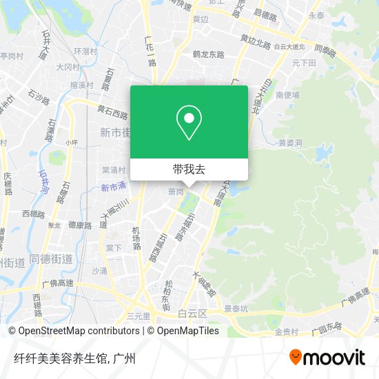 纤纤美美容养生馆地图