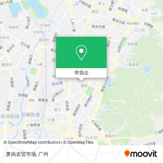 萧岗农贸市场地图