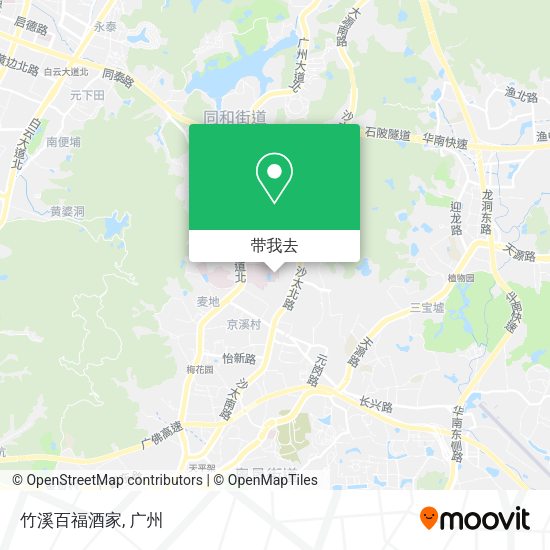 竹溪百福酒家地图