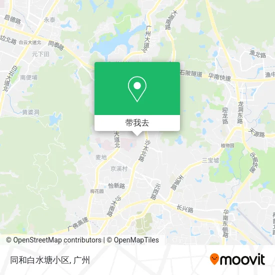 同和白水塘小区地图
