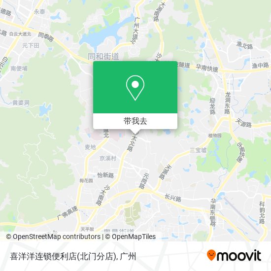 喜洋洋连锁便利店(北门分店)地图
