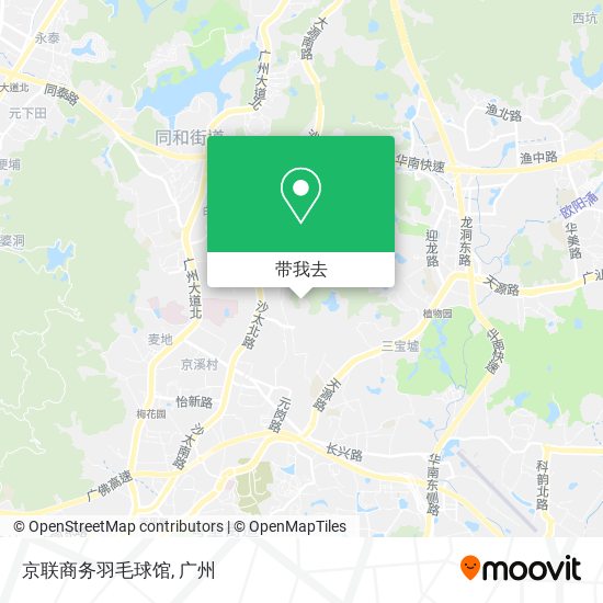 京联商务羽毛球馆地图